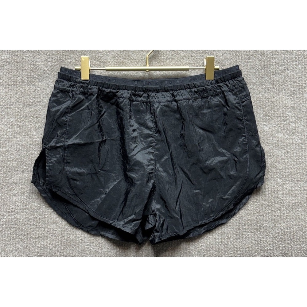 Nike Tempo LUX Shorts Womens Medium Run Division 2in1 Packable Running Black